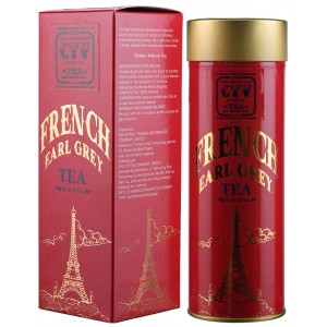 Trà Đen CTVTea French Earl Grey hộp thiếc 70g