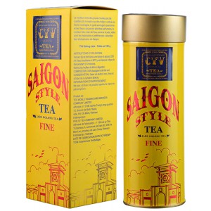 Trà Ô Long Thúy Ngọc CTVTea Saigon Style Tea Fine hộp thiếc 150g