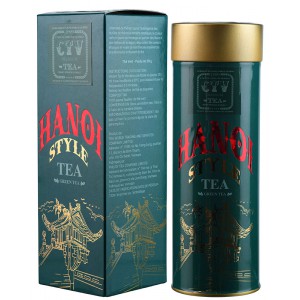 Trà xanh CTVTea Hà Nội Style Tea hộp thiếc 90g