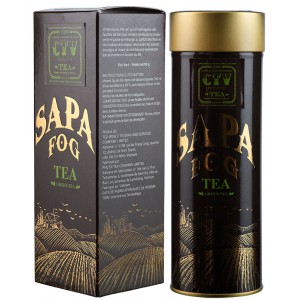 Trà xanh CTVTea Sapa Fog Tea hộp thiếc 90g